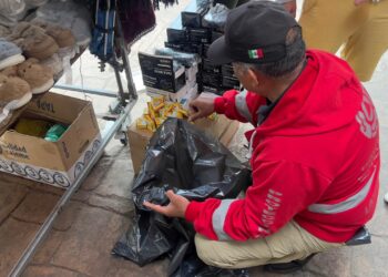 Protección Civil Municipal aseguró más de 58 kg de pirotecnia no autorizada