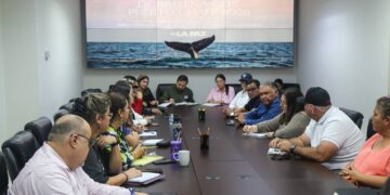 Coordina Turismo Municipal acciones para el avistamiento de ballenas en Puerto Chale