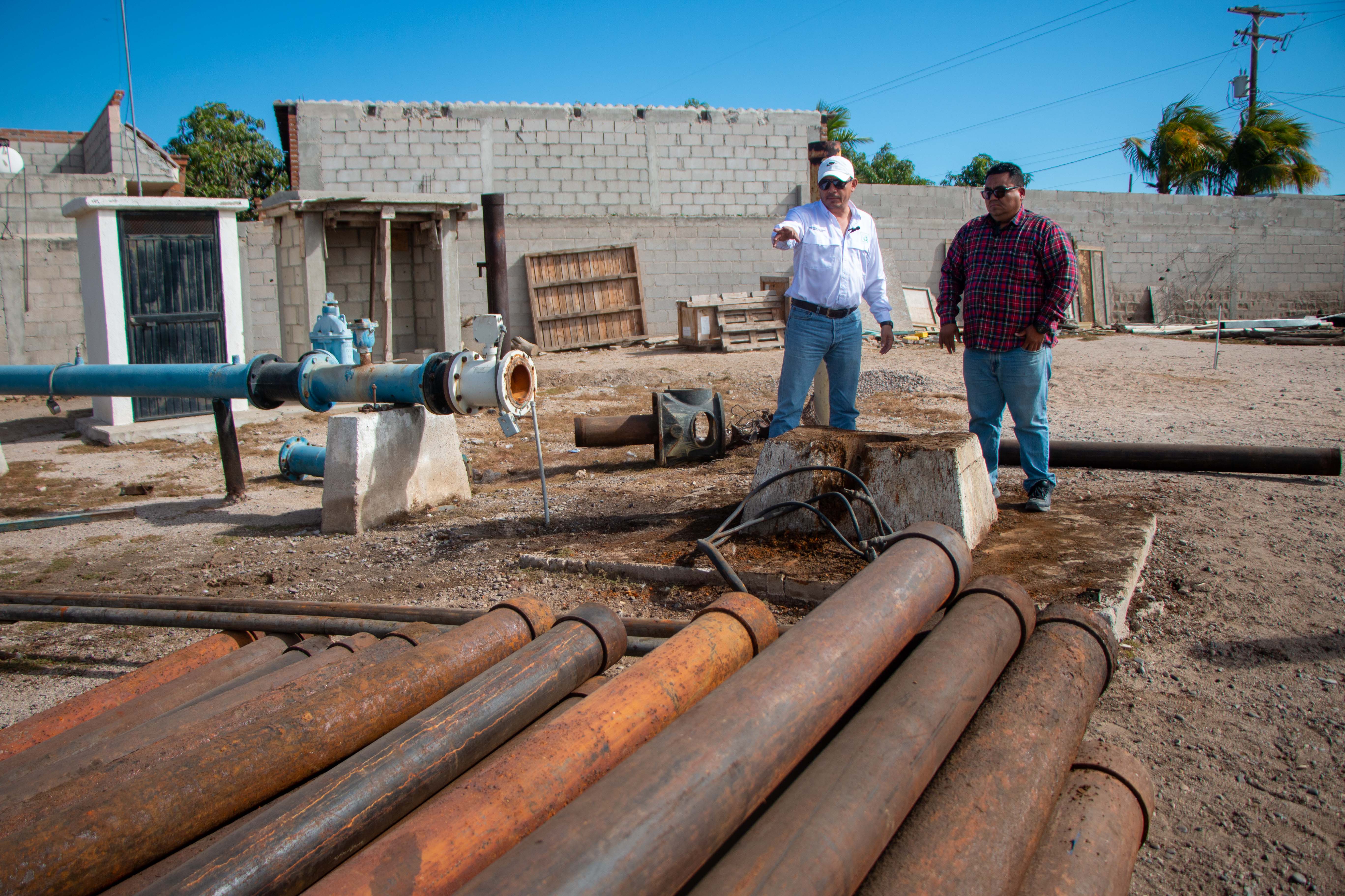 Trabaja OOMSAPAS La Paz para normalizar presión en la red tras falla del Pozo No. 9