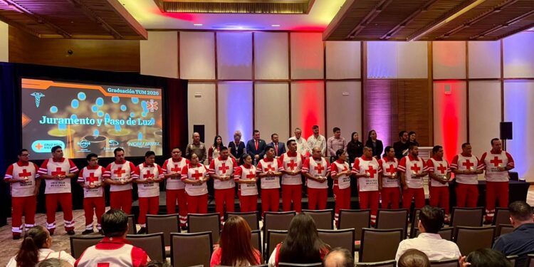 Respalda Ayuntamiento de Los Cabos formación de Técnicos en Urgencias Médicas de la Cruz Roja Mexicana