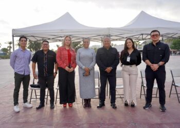 Realizan primeros Honores a la Bandera de 2026 en Cabo San Lucas