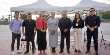 Realizan primeros Honores a la Bandera de 2026 en Cabo San Lucas