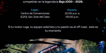 Realizarán en Los Cabos inspección técnica oficial de SCORE International rumbo a la Baja 1000 2026