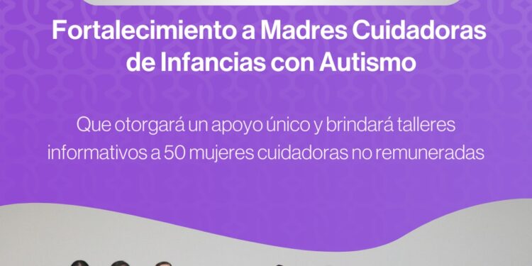 Apoyará Ayuntamiento de La Paz a 50 madres cuidadoras de infancias con autismo