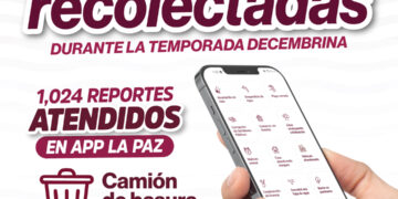 Refuerza Ayuntamiento de La Paz recolección de basura en temporada decembrina