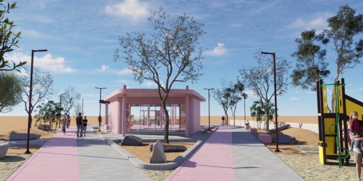 Inicia construcción de la Alamedita en Villas de Guadalupe