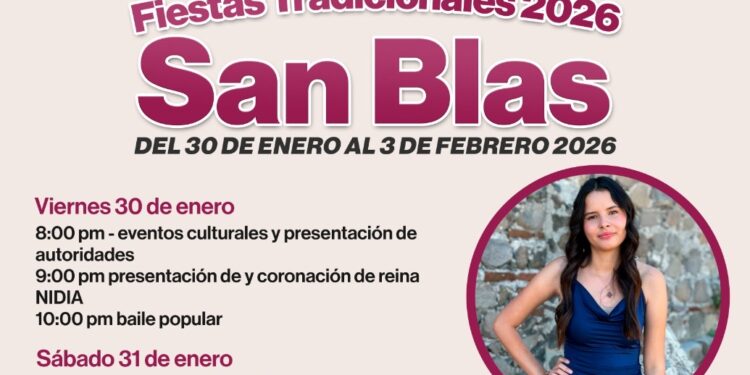 Todo listo para las Fiestas Tradicionales de San Blas en el municipio de La Paz