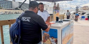 Encabezan autoridades municipales operativo de supervisión en la Marina de Cabo San Lucas