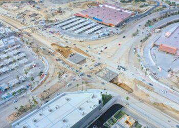 Reactivan obras de la Glorieta de las Mujeres Libres de BCS; avance supera el 60%