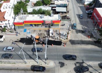 El programa permanente Caza Baches atiende diversos puntos de la colonia Santa Rosa en San José del Cabo