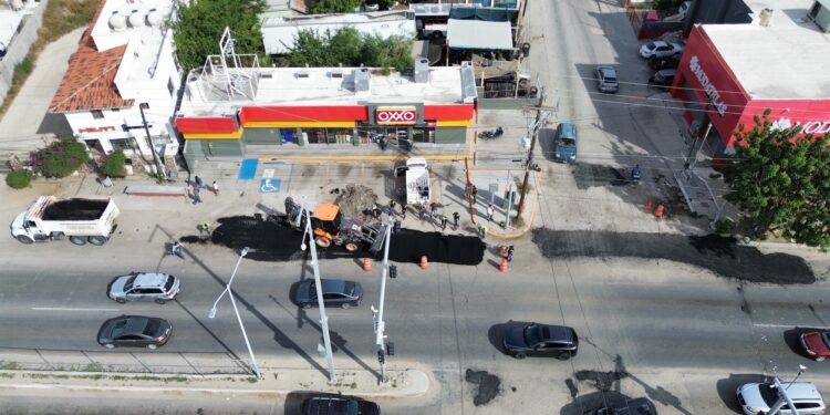 El programa permanente Caza Baches atiende diversos puntos de la colonia Santa Rosa en San José del Cabo