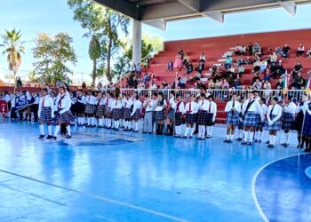 Realizan Concurso Municipal de Escoltas en Cabo San Lucas en el marco del Mes de la Bandera