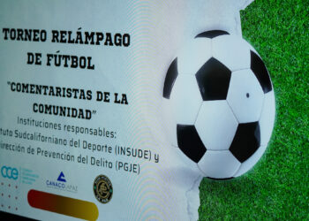 INSUDE y PGJE realizarán torneos relámpagos de fútbol en barrios y comunidades de BCS