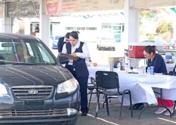 Realizará Salud Estatal vacunatón vehicular contra el sarampión en La Paz