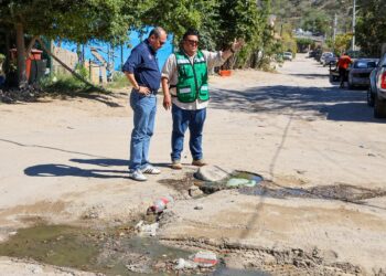 Anuncia OOMSAPAS La Paz trabajos de rehabilitación de drenaje en zona noreste; habrá cortes programados de agua