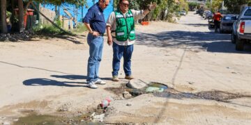 Anuncia OOMSAPAS La Paz trabajos de rehabilitación de drenaje en zona noreste; habrá cortes programados de agua