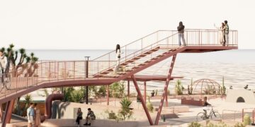 Inicia Ayuntamiento de La Paz construcción del parque en Colina de la Cruz