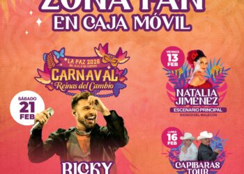 Adquiere tus boletos para Ricky Martín, Natalia Jiménez y Capibaras Tour en el Malecón de La Paz