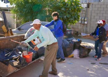 Realizan jornada de descacharrización en colonia Lomas del Sol, en Cabo San Lucas