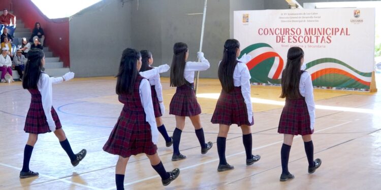 Celebran el Concurso Municipal de Escoltas 2026 en San José del Cabo