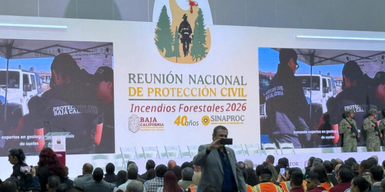 Protección Civil Los Cabos participa en la Reunión Nacional Contra Incendios Forestales 2026