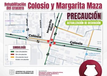 Habilitan paso vehicular en el crucero de Colosio y Margarita Maza: SEPUIMM