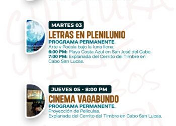 Esta es la agenda semanal artística y cultural en Los Cabos