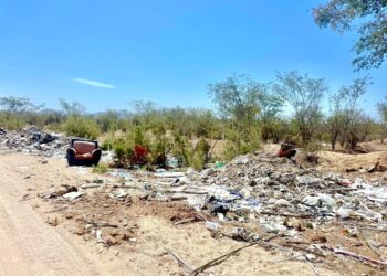 Cero tolerancia a tiraderos clandestinos en Cabo San Lucas; atienden denuncia en zona rural
