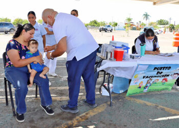 Realizará Salud estatal jornada dominical de vacunación contra sarampión en Los Cabos