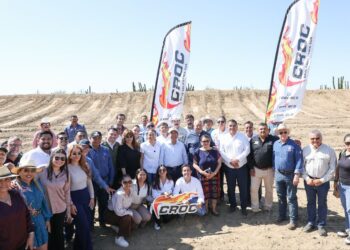 Entrega Gobernador obra de captación de agua para beneficio de familias y producción agropecuaria en La Matanza
