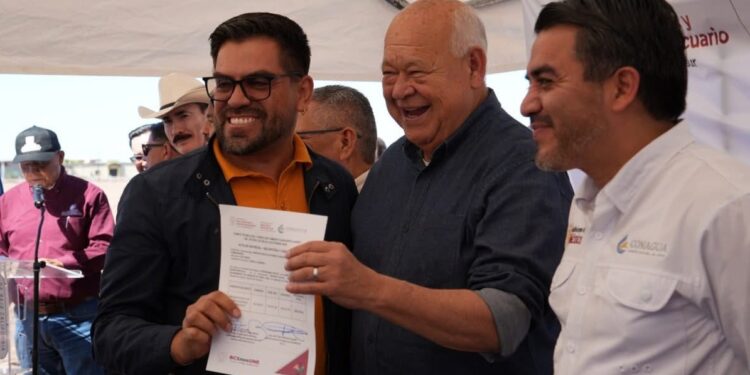 Entrega Gobernador obras de riego en Comondú; destaca inversión histórica en infraestructura hídrica en BCS