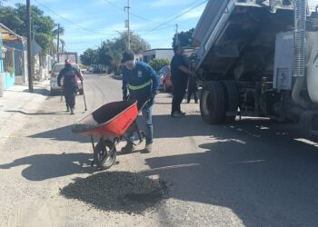 Atiende Servicios Públicos Municipales 111 reportes de baches a través de App La Paz
