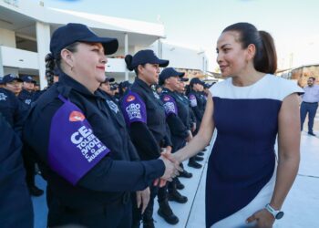 Milena Quiroga da resultados en seguridad: La Paz tiene la policía mejor pagada y preparada de BCS, está entre las más remuneradas del país 