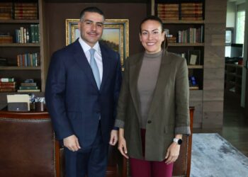 En La Paz sí trabajamos por la seguridad: Milena Quiroga se reúne con Omar García Harfuch