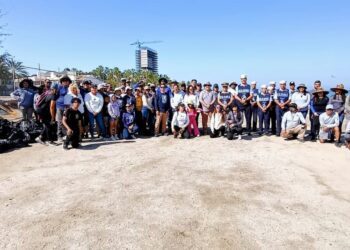 Participa Gobierno Municipal de La Paz en la jornada de limpieza “Ola Azul”