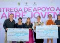 Entrega INJUVE apoyos del programa “Apoyo a Madre Joven” en colonia San Bernabé