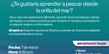 Invita el IMM La Paz a curso gratuito de pesca de orilla para mujeres