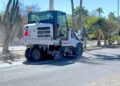 Servicios Públicos realiza barrido mecánico permanente en calles y avenidas principales de Los Cabos