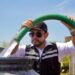 Alcalde Christian Agúndez entrega tinacos, agua potable y apoyos en beneficio de familias de Cabo San Lucas