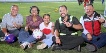 Inaugura Christian Agúndez complejo multideportivo “Enrique Ruiz Guillins” en Santa Anita