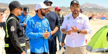 Encabeza alcalde Christian Agúndez recorridos de prevención en playas de Los Cabos por Semana Santa 2026