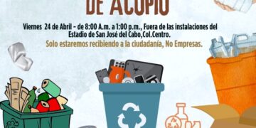 Invitan a campaña de reciclaje este 24 de abril en San José del Cabo