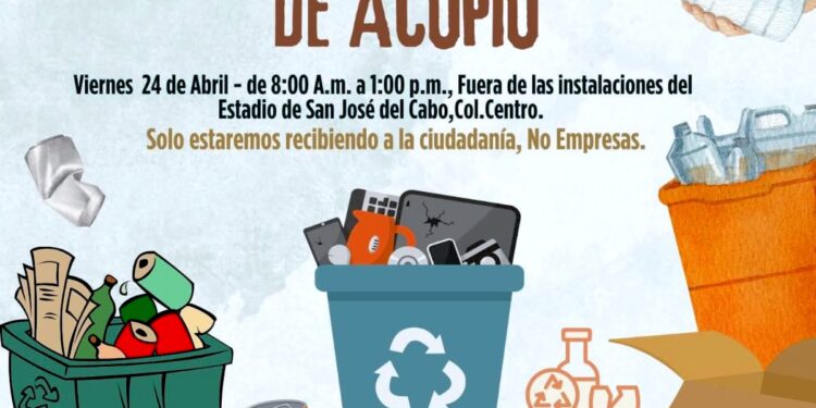 Invitan a campaña de reciclaje este 24 de abril en San José del Cabo