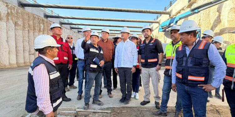 Supervisan avances de Glorieta de las Mujeres Libres de BCS en San José del Cabo