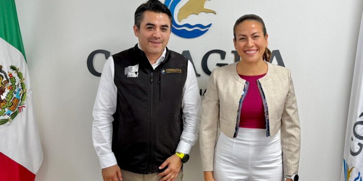 Avanza construcción de presa “El Novillo”: Milena Quiroga y titular de CONAGUA revisan avances y procesos del proyecto