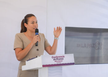 Milena Quiroga refuerza el Plan Más Agua para La Paz con nuevos tanques elevados