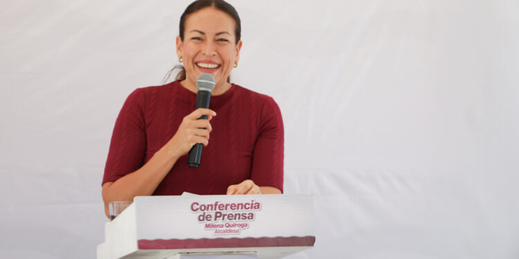 Con diálogo, respeto y soluciones, reafirma Milena Quiroga respaldo a comerciantes y orden en la vía pública