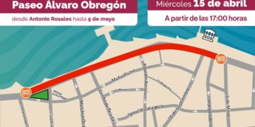 Informan cierre vial en el malecón de La Paz durante la tarde del miércoles