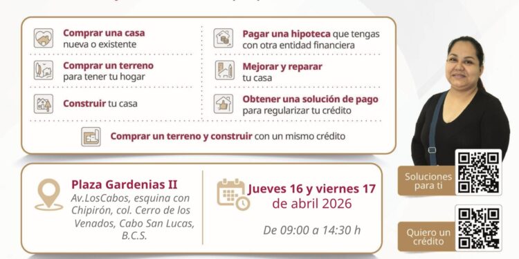INFONAVIT ORGANIZA FERIA DE CRÉDITO Y SOLUCIONES DE PAGO EN CABO SAN LUCAS