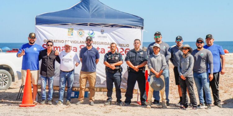 Autoridades del Gobierno de Los Cabos llaman a respetar la señalética y banderas en playas